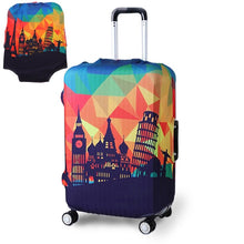 Load image into Gallery viewer, Thicker Blue City Luggage Travel Suitcase