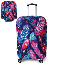 Load image into Gallery viewer, Thicker Blue City Luggage Travel Suitcase