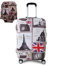 Load image into Gallery viewer, Thicker Blue City Luggage Travel Suitcase