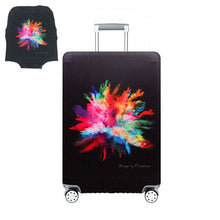 Load image into Gallery viewer, Thicker Blue City Luggage Travel Suitcase