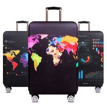 Load image into Gallery viewer, World Map Travel Luggage Suitcase