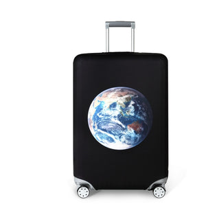 World Map Travel Luggage Suitcase