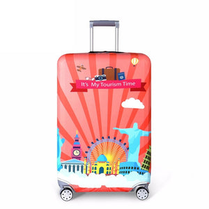 World Map Travel Luggage Suitcase